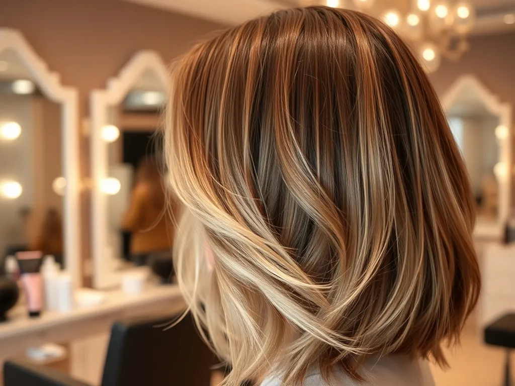 Fryzury na średnie włosy cieniowane: trendy i inspiracje